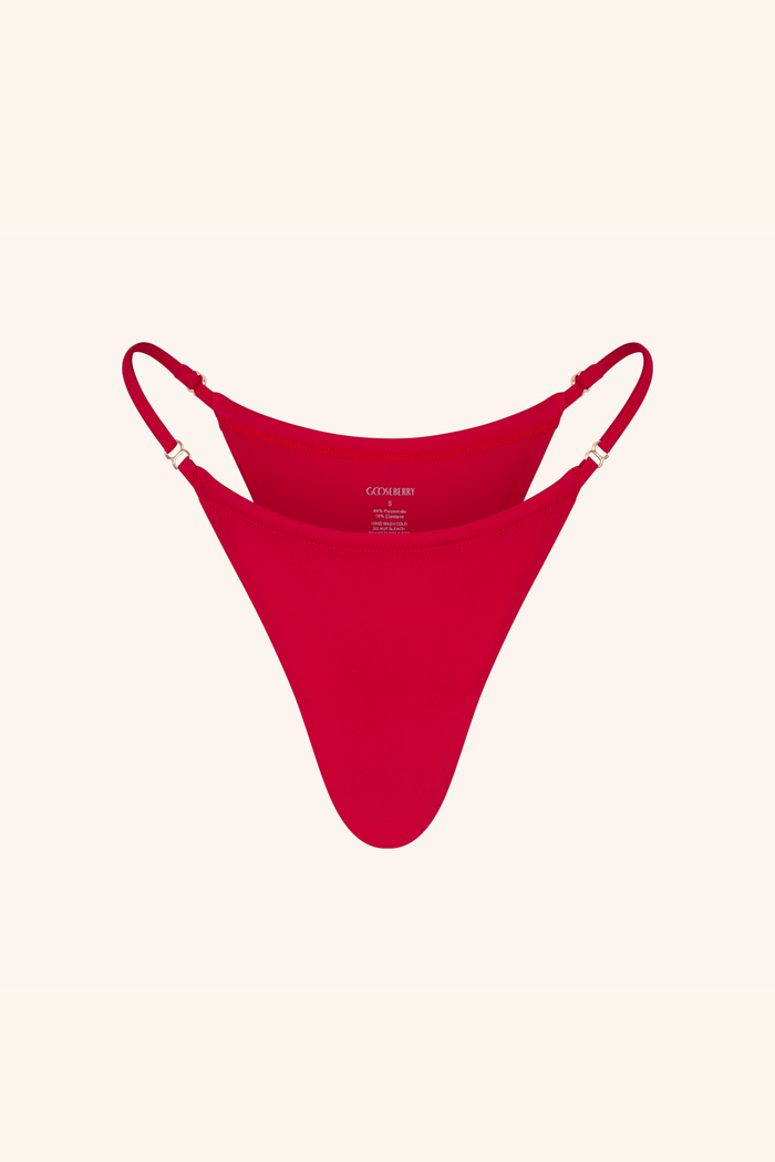 So Chic XS / Red Tanga Bikini Red