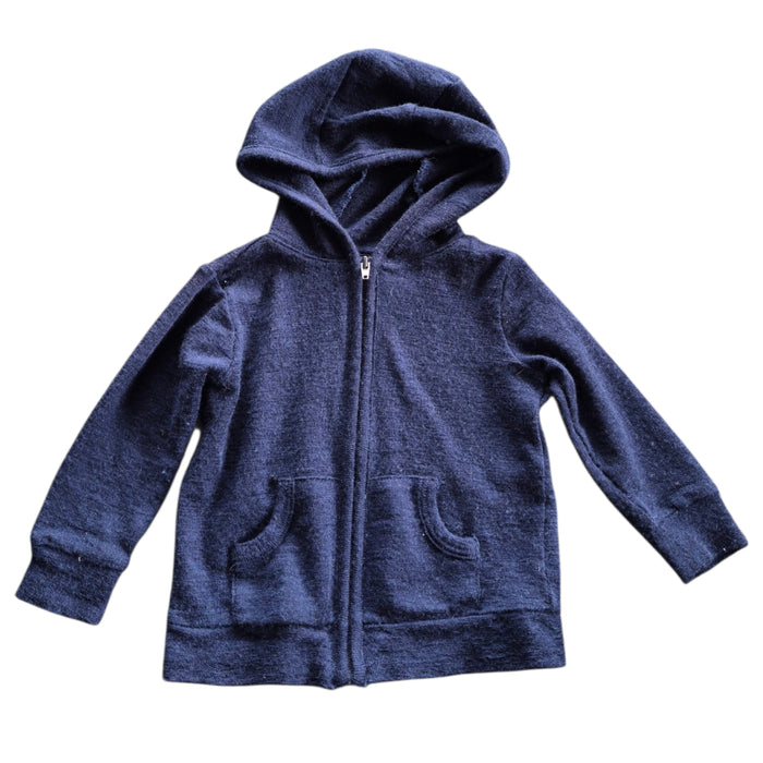 Teeny weeny merino wool zip up cardigan size 3-6m