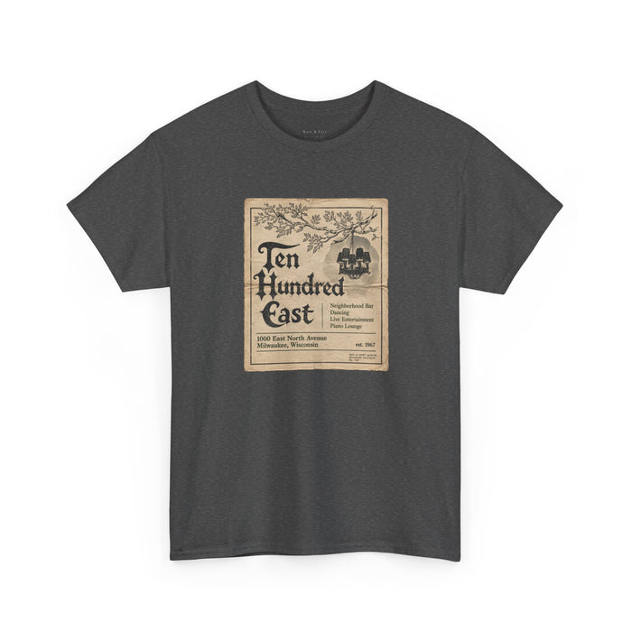 Ten Hundred East | Milwaukee Historic LGBTQ Bar T-Shirt – Recovered GPU News Advertisement