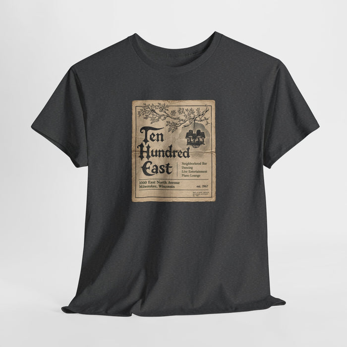 Ten Hundred East | Milwaukee Historic LGBTQ Bar T-Shirt – Recovered GPU News Advertisement
