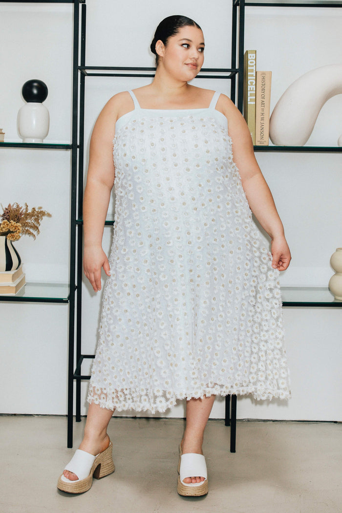 Textured Daisy Dress