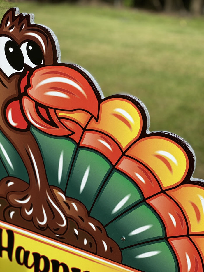 thanksgiving Turkey yard art