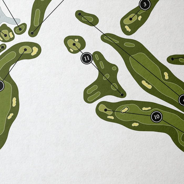 The Keep at McLemore Club | Golf Course Map | Close Up