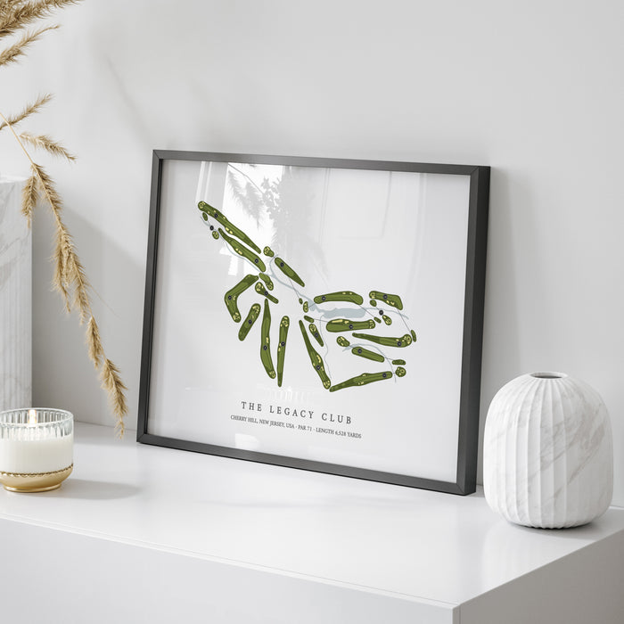 The Legacy Club | Golf Course Map | On Table