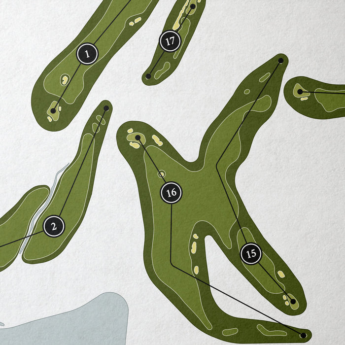 The Patriot Golf Club | Golf Course Map | Close+Up