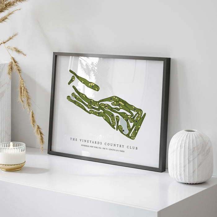 The Vineyards Country Club | Golf Course Map | On Table