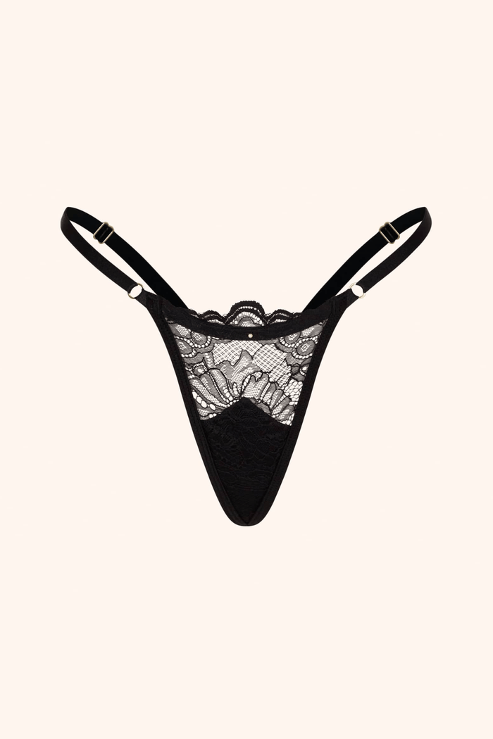 You One Size / Black Thong Black