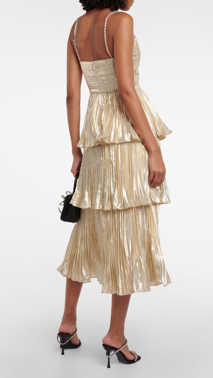 Tiered Midi Dress