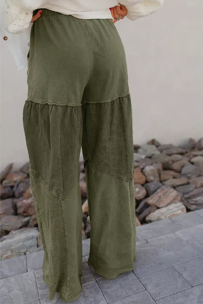 Tiered Wide Leg Pants