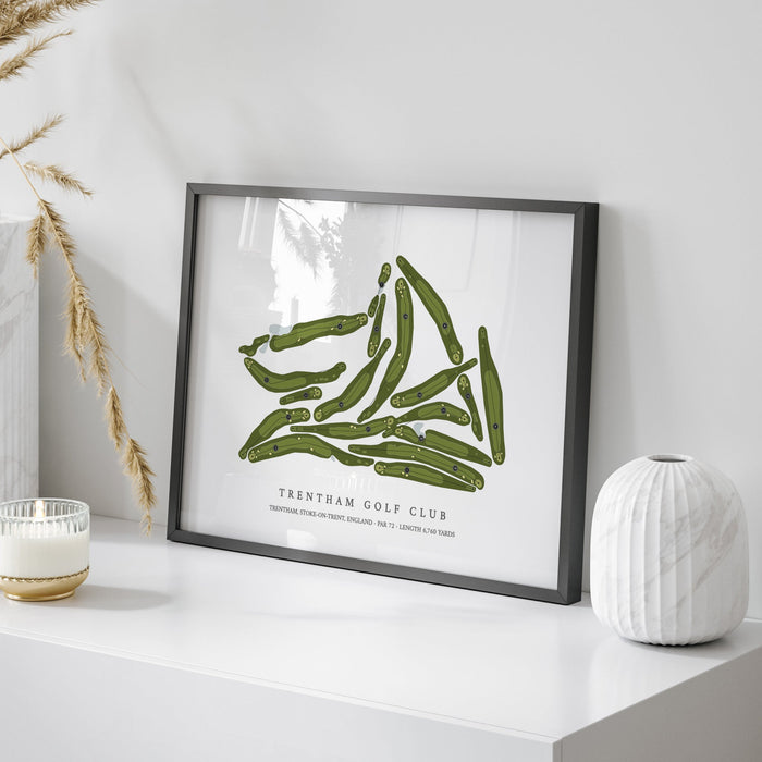 Trentham Golf Club | Golf Course Map | On Table