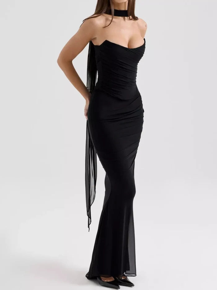 Tube Top and Maxi Skirt Set