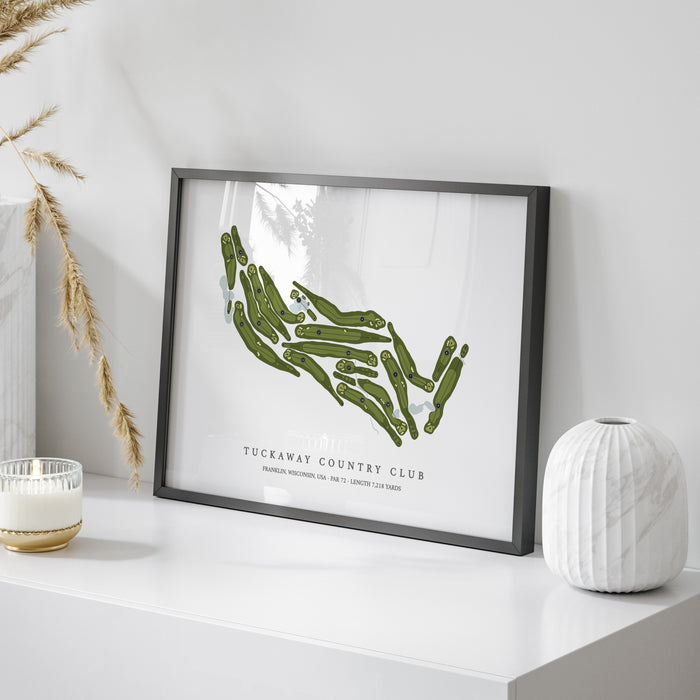 Tuckaway Country Club | Golf Course Map | On Table