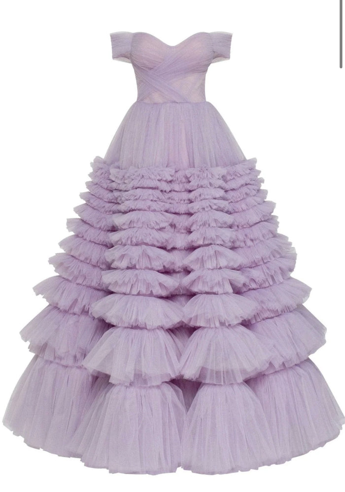 Ultra Puffy Prom Maxi Dress