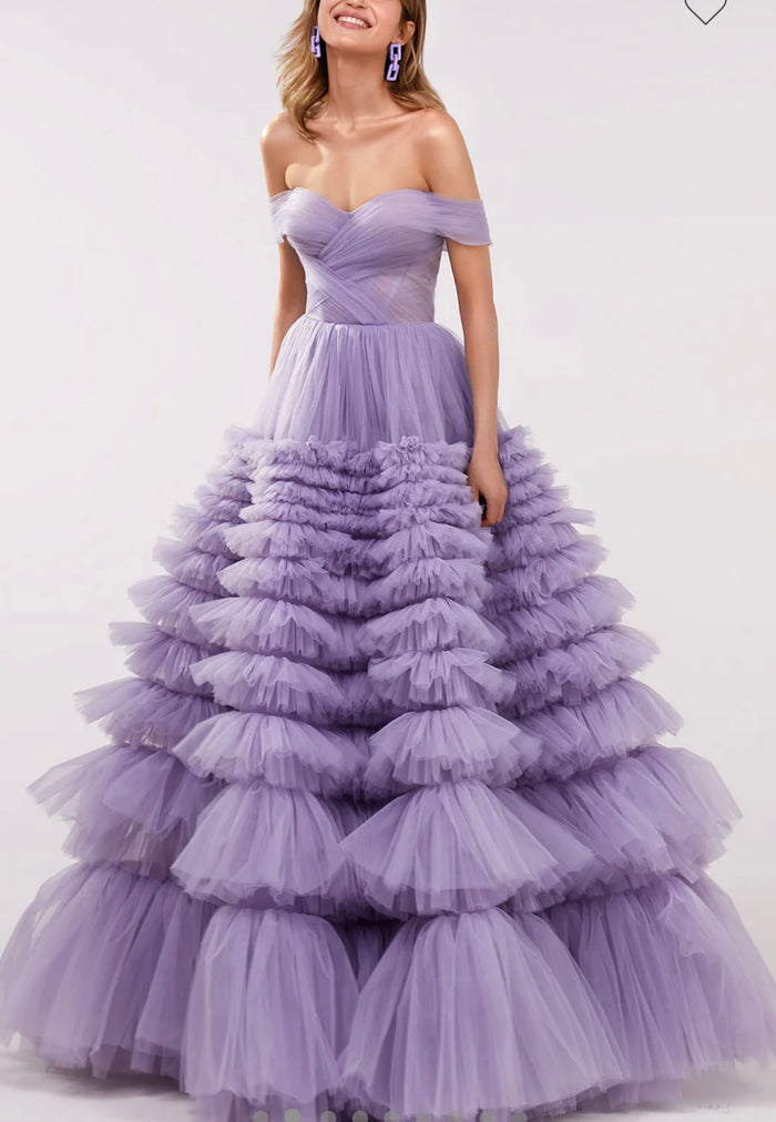 Ultra Puffy Prom Maxi Dress