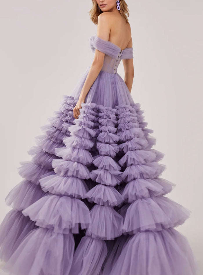 Ultra Puffy Prom Maxi Dress