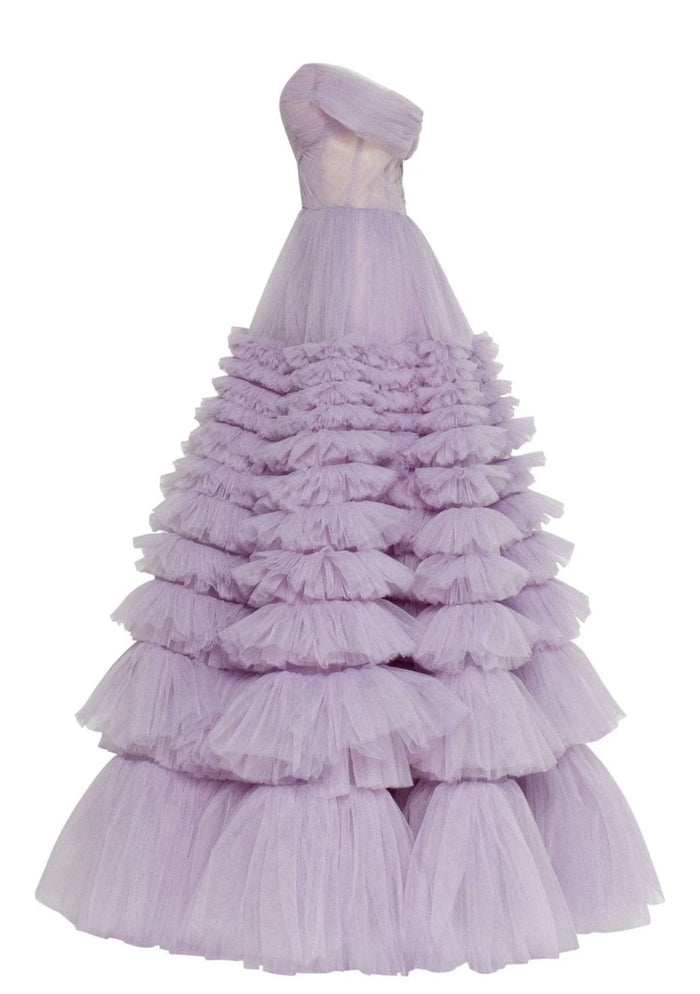 Ultra Puffy Prom Maxi Dress
