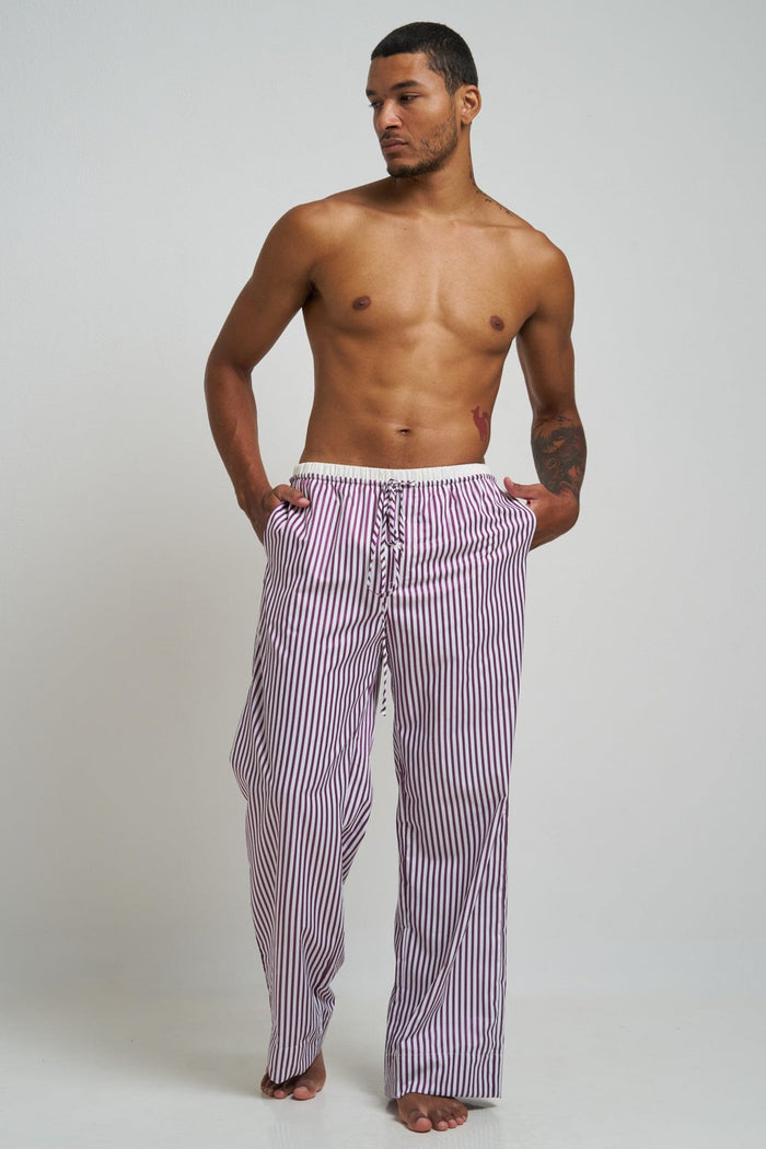 Le Boyfriend Pants Plum