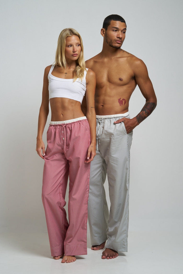 Le Boyfriend Pants Red