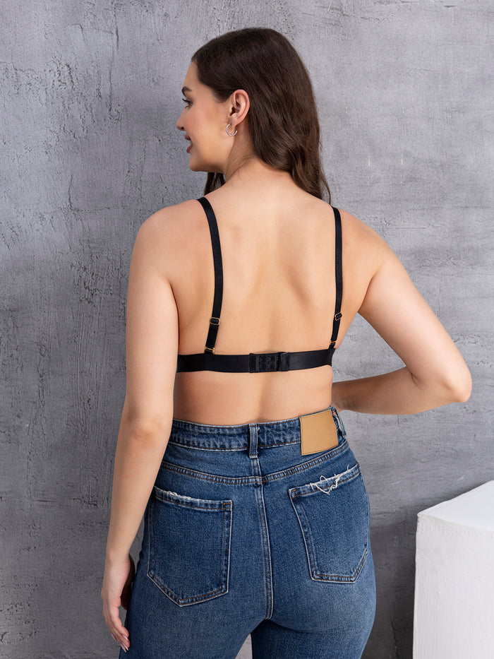 Velvet Bralette Non-Padded Non-Wired Bra
