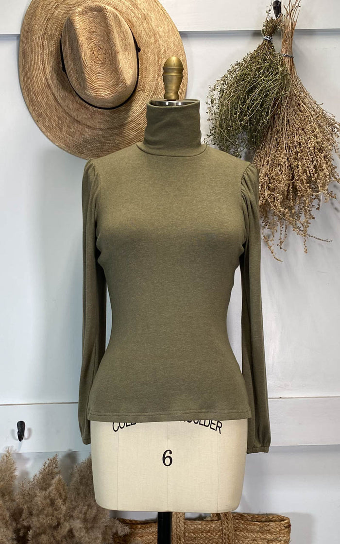 Veruschka Turtleneck in Sage