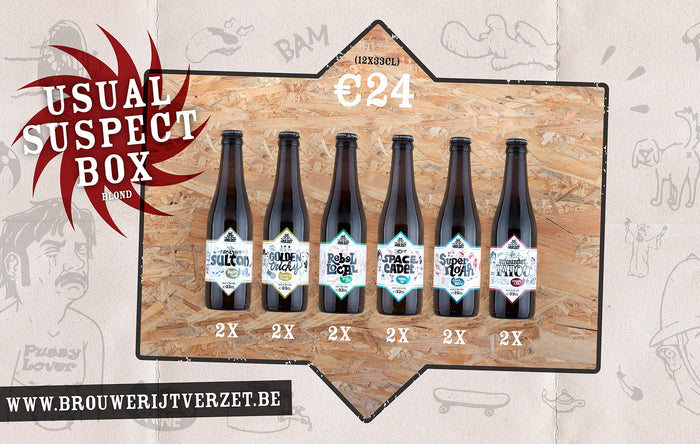Verzet - Usual Suspect Box - BLOND - 12 flesjes