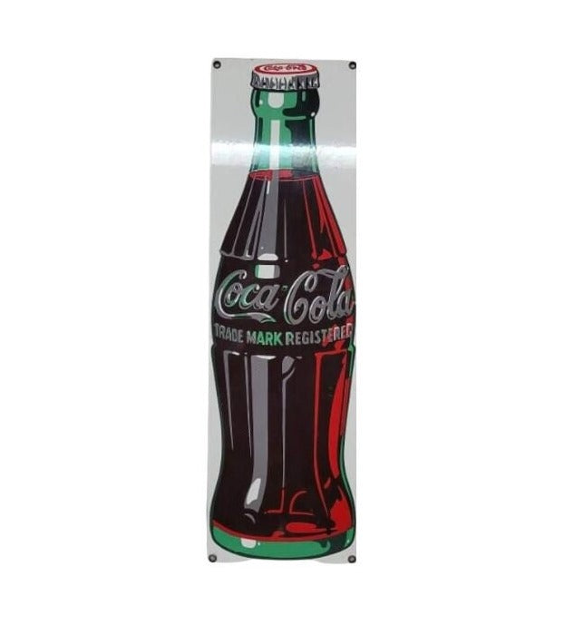 enameled coca-cola sign