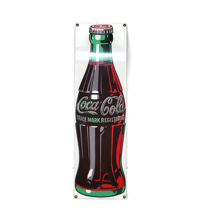 enameled coca-cola sign