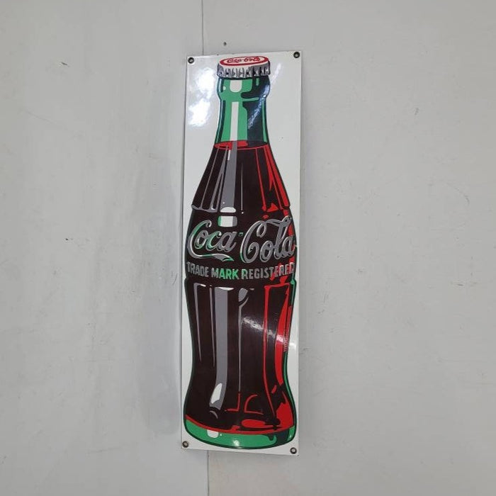 enameled coca-cola sign
