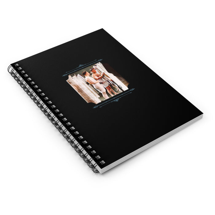 Vintage Photo - hommes 010 | Spiral Notebook - Ruled Line