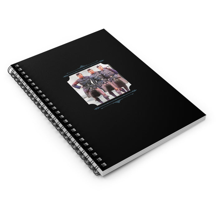 Vintage Photo - hommes 014 | Spiral Notebook - Ruled Line