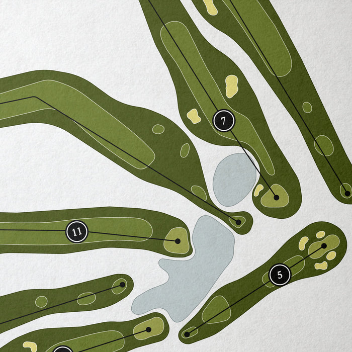 Viroqua Hills Golf Course | Golf Course Map | Close Up