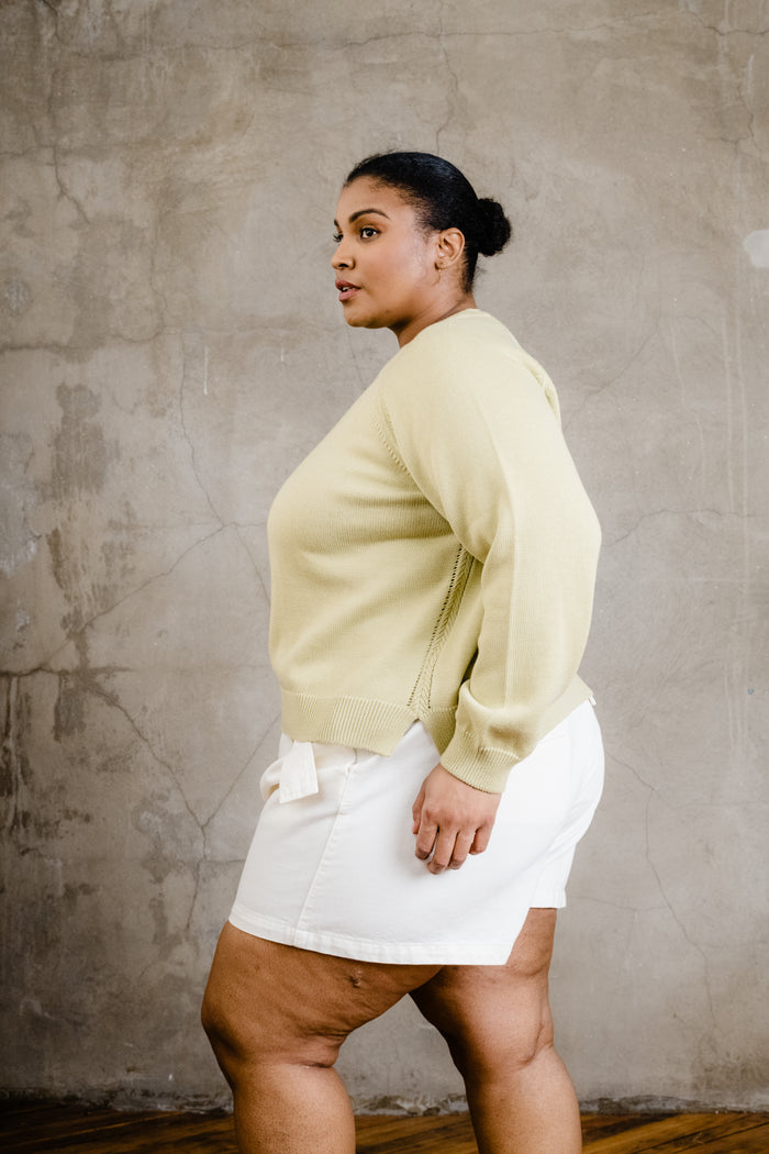 Wanda Denim Short in Natural