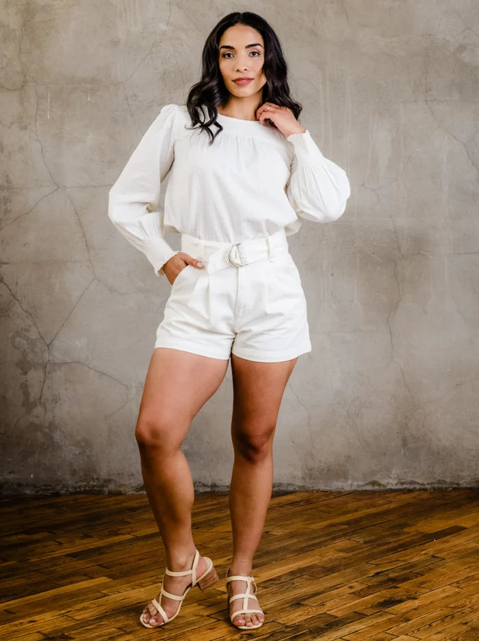 Wanda Denim Short in Natural