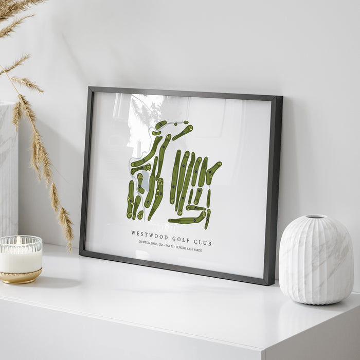 Westwood Golf Club | Golf Course Map | On Table