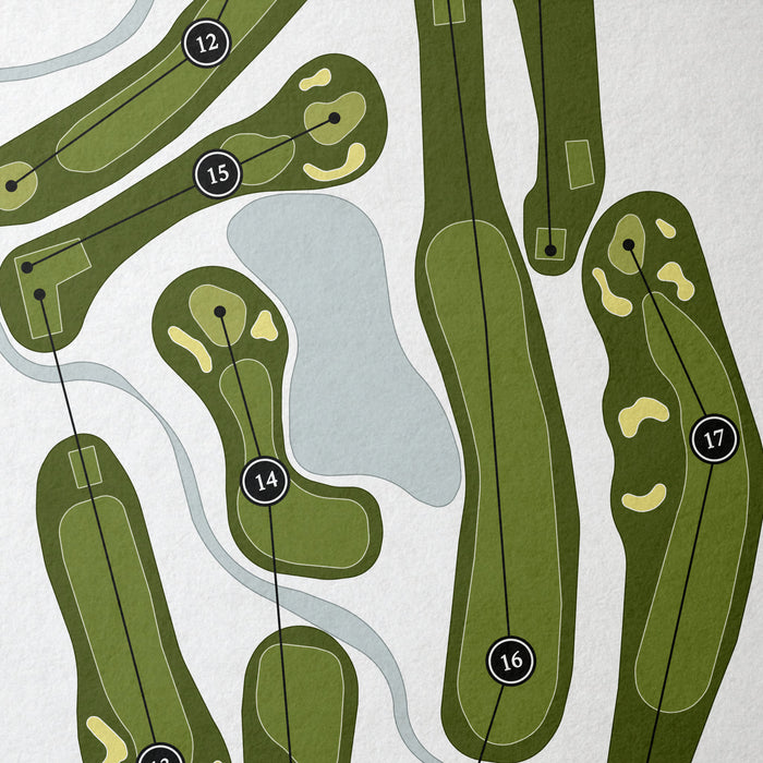 Westwood Golf Club | Golf Course Map | Close Up