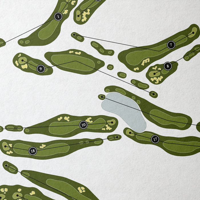 Wildfire Golf Club | Golf Course Map | Close Up