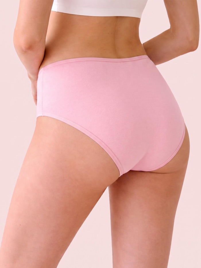 Women High Rise Cotton Hipster Panty -Pack Of 3