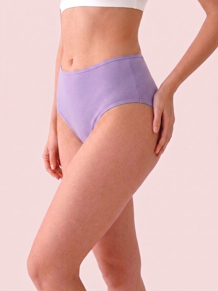 Women High Rise Cotton Hipster Panty -Pack Of 3