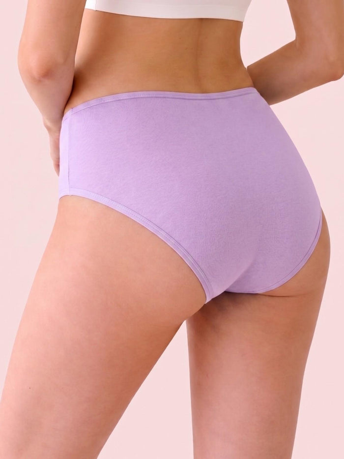 Women High Rise Cotton Hipster Panty -Pack Of 3