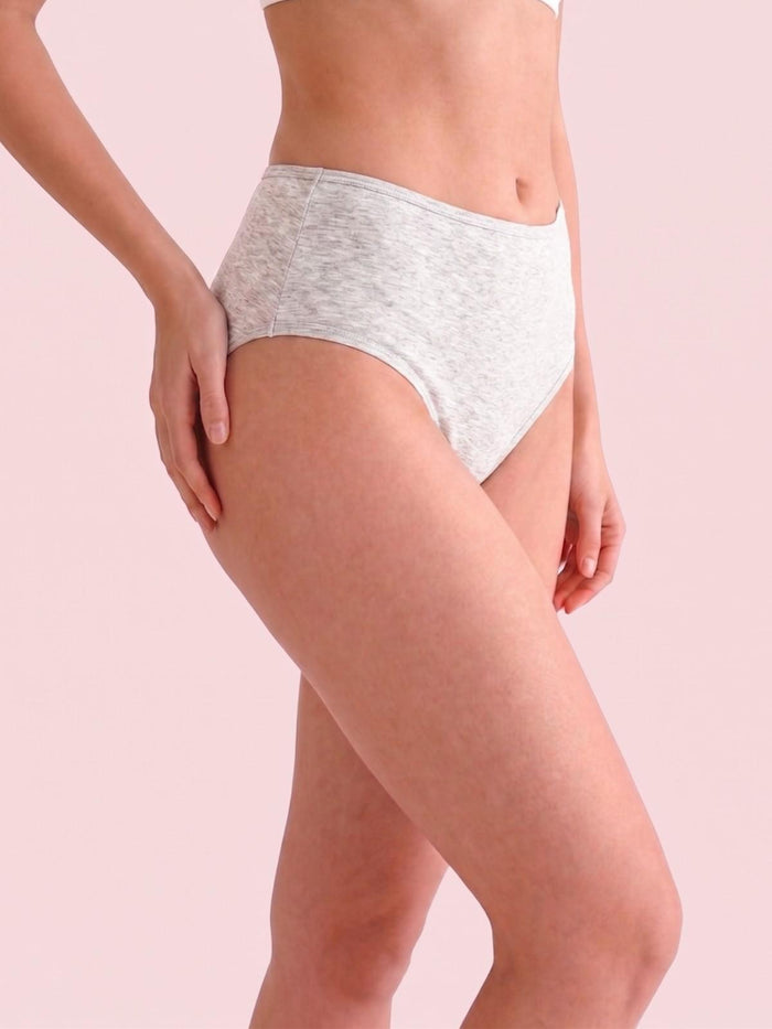 Women High Rise Cotton Hipster Panty -Pack Of 3