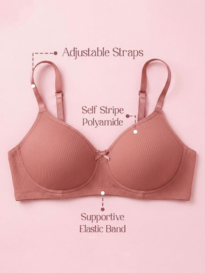 Women Padded Non-Wired T-Shirt Bra