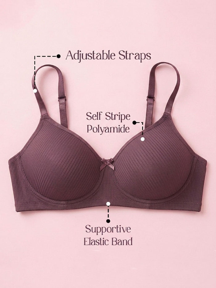 Women Padded Non-Wired T-Shirt Bra