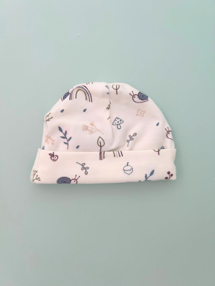 Preemie Round Hat, Acorn Wood Hat Tiny & Small