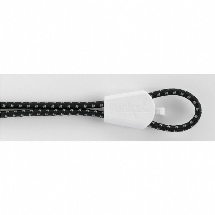 Reflective Black w/ White Buckle / One Size